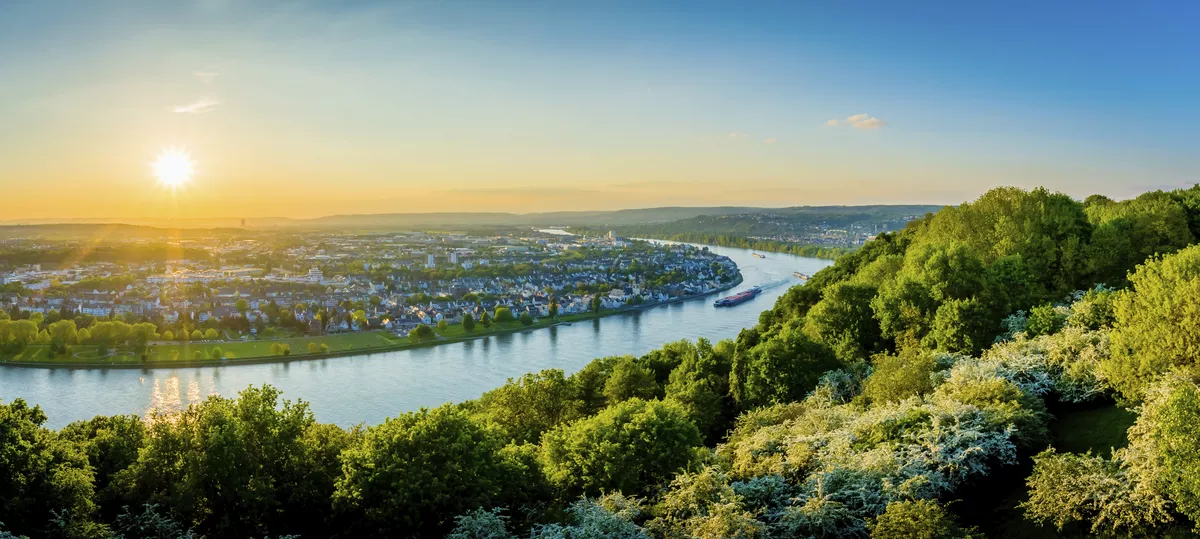 Aussicht bei Koblenz am Rhein