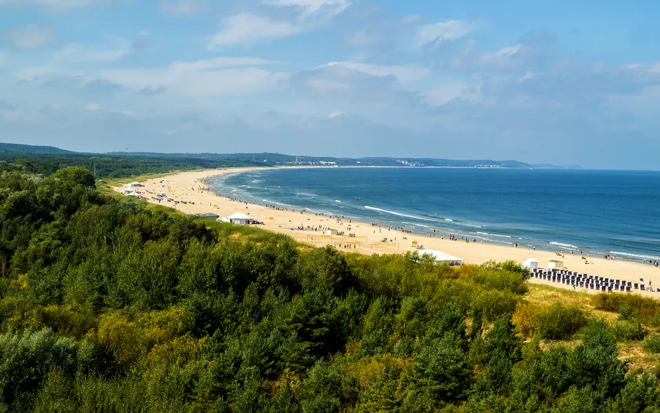 Swinemünde an der polnischen Ostsee