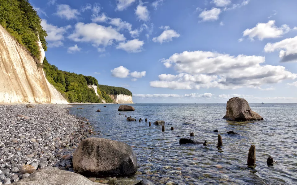 Kreidefelsen auf Insel Rügen
