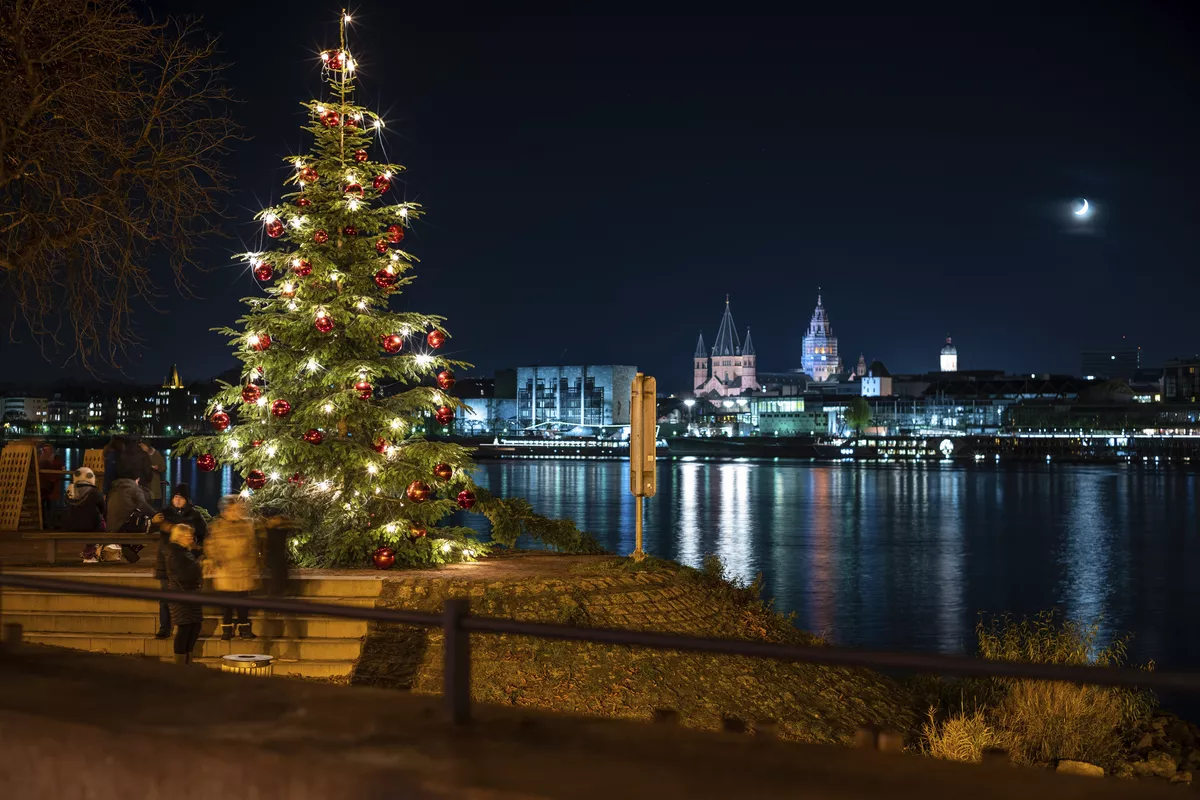 Weihnachtsbaum Mainz-Kastel 2019 - © Stephan Dinges - stock.adobe.com