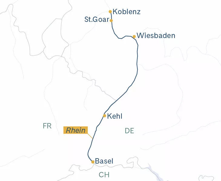 Routenplan BSL–RIFS–BSL