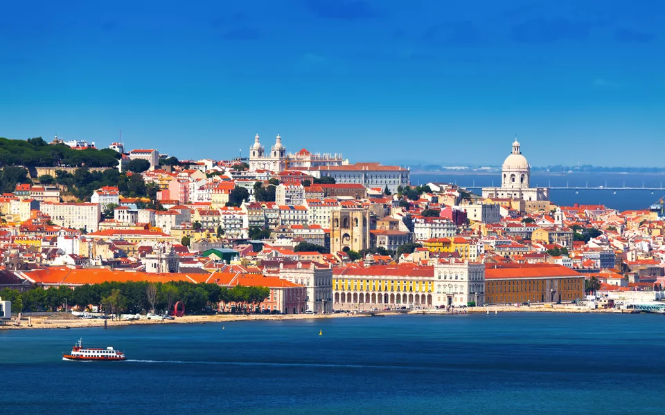 Panorama von Lissabon, Portugal