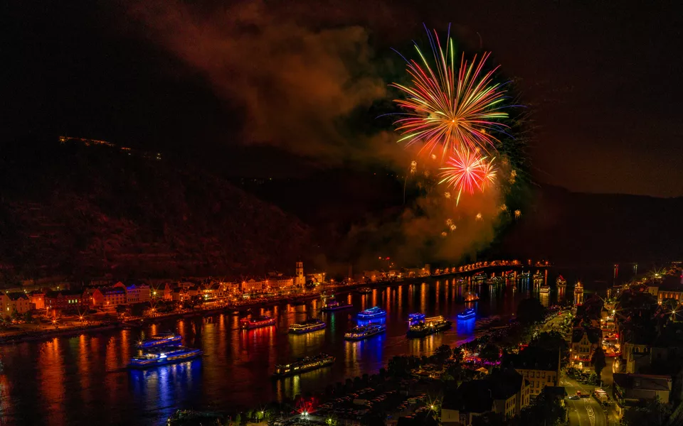 Rhein in Flammen St. Goar, St. Goarshausen - © Harald Tedesco - stock.adobe.com