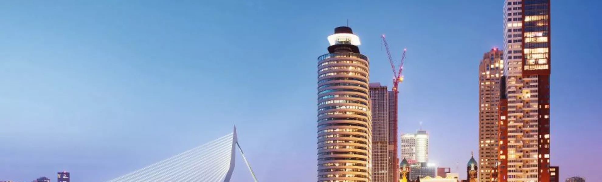 City of Rotterdam Skyline in the Evening - © Artur Bogacki - Fotolia