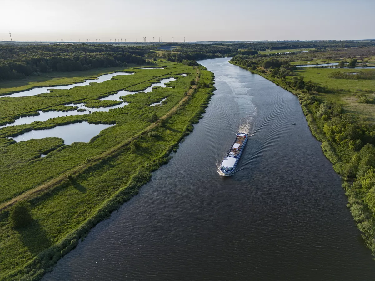 MS Thurgau Saxonia auf der Alten Oder
