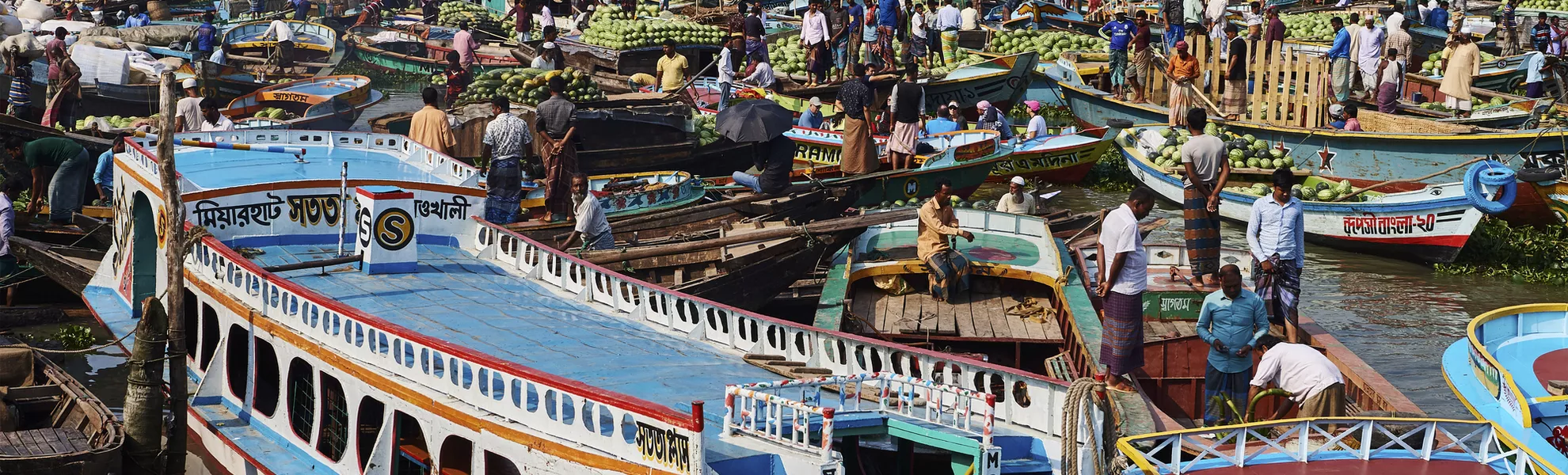 Schwimmender Markt, Bangladesch - © Â©2019 Andrea Pistolesi