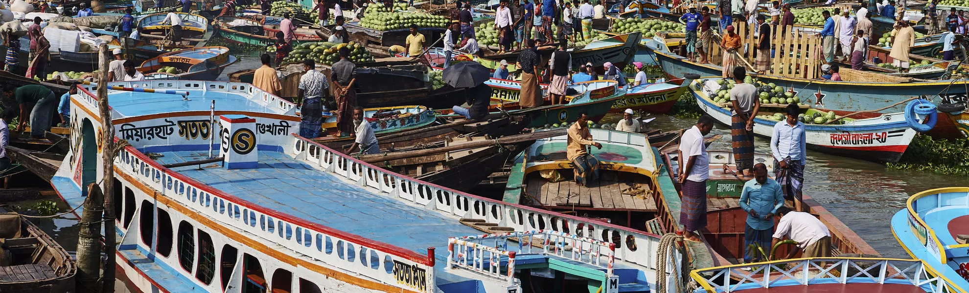 Schwimmender Markt, Bangladesch - © Â©2019 Andrea Pistolesi