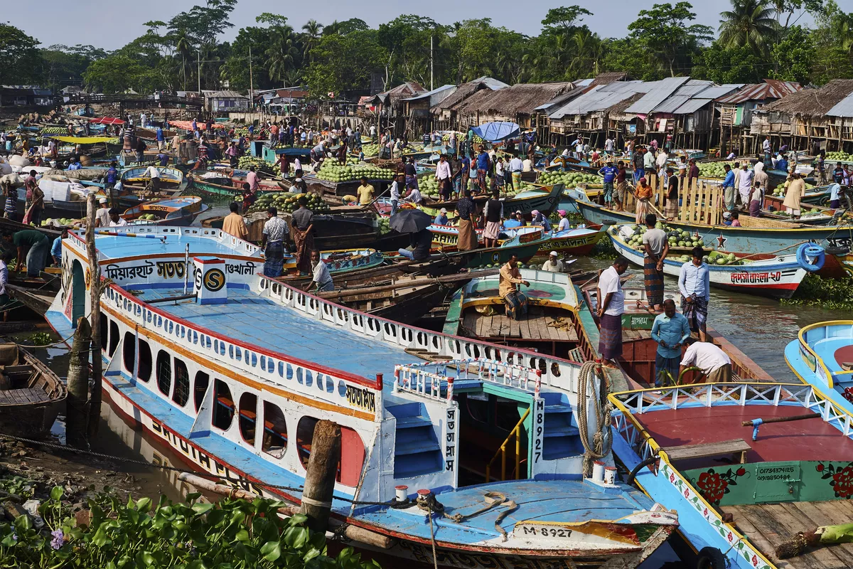Schwimmender Markt, Bangladesch - © Â©2019 Andrea Pistolesi