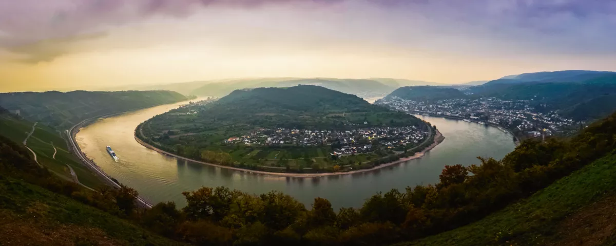 Die Rheinschleife von Gedeonseck - © Franziska Liehl