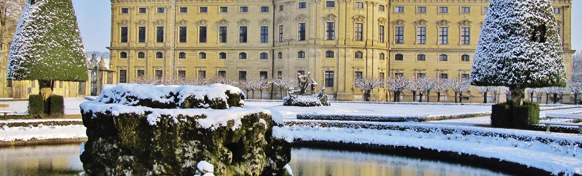 Residenz im Winterkleid, Würzburg - © franziskus46 - Fotolia