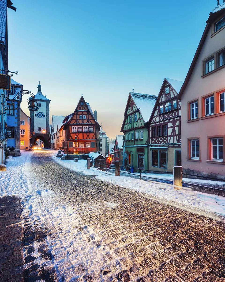 Winterliches Rothenburg ob der Tauber - © lena_serditova - stock.adobe.com