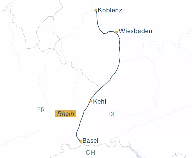Routenplan BSL-RIFK-BSL