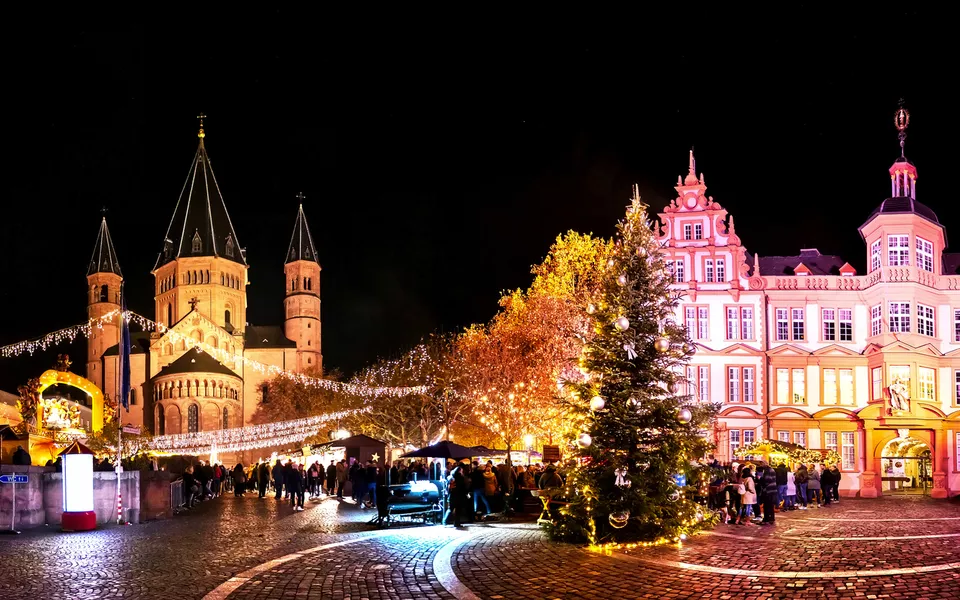 Weihnachtsmarkt in Mainz, Rheinland-Pfalz