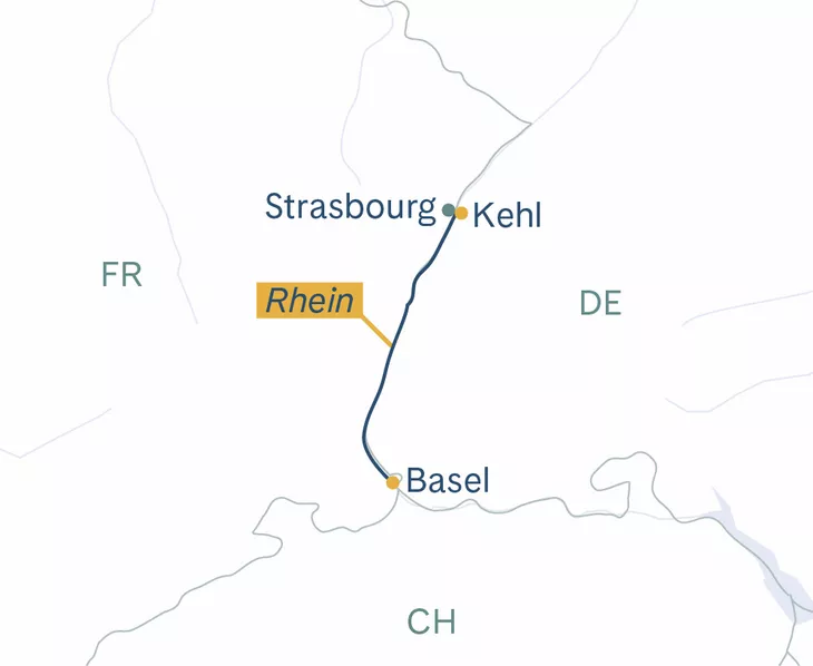 Routenplan BSL(–STR)–BSL