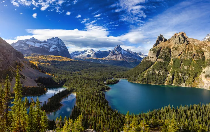 Gebirgssee Lake O?Hara in den Höhenlagen des Yoho-Nationalparks - © Edgar Bullon