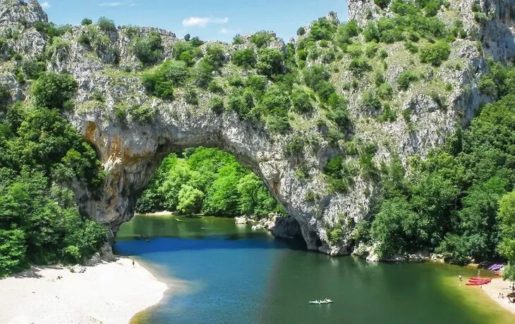 Pont d’Arc in der Ardèche-Schlucht