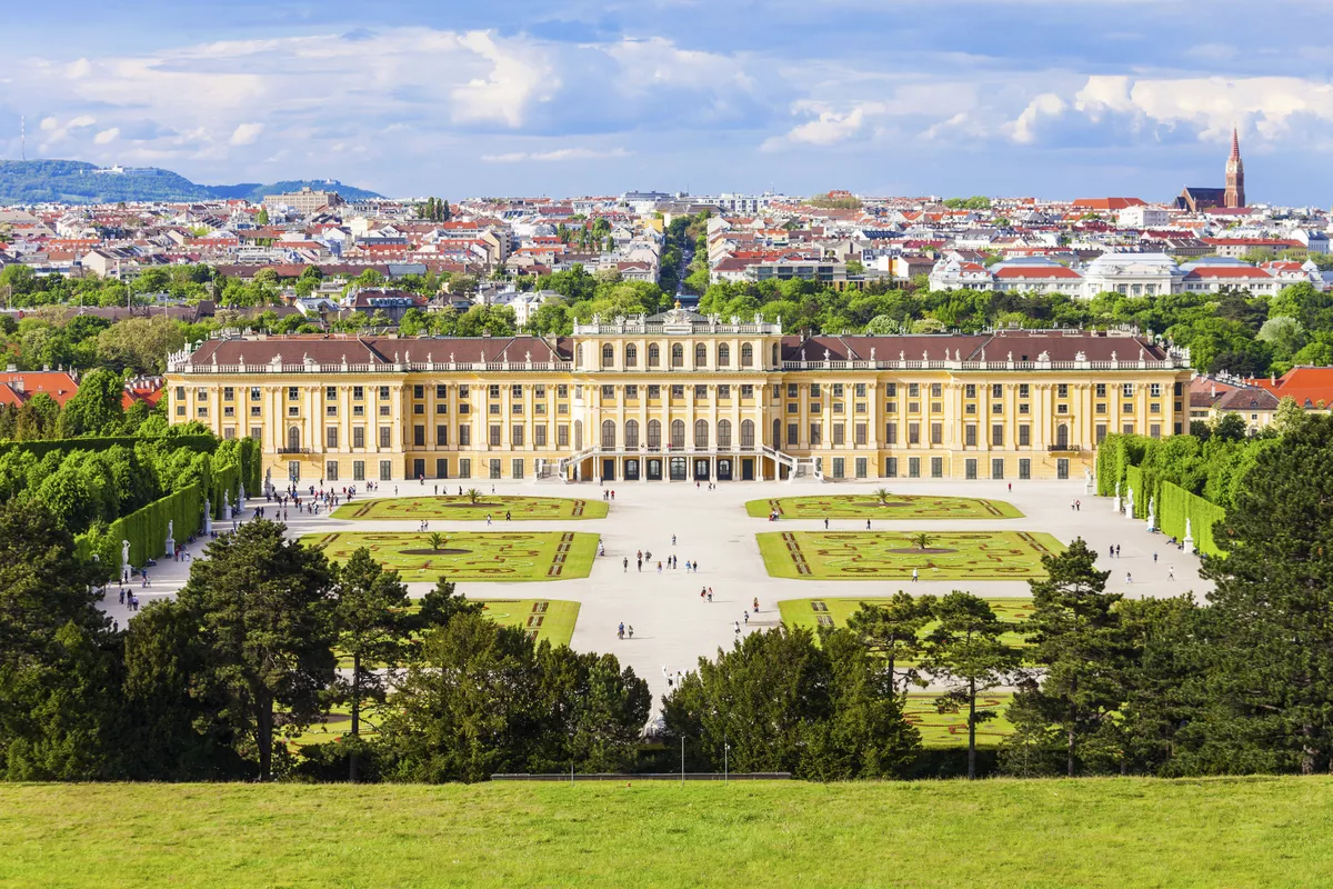 Schloss Schönbrunn in Wien - © Copyright (c) 2018 saiko3p/Shutterstock.  No use without permission.