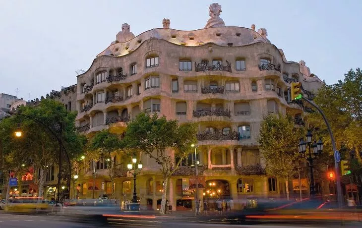 Casa Milá am Passeig de Grácia in Barcelona