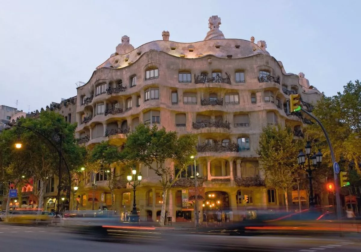 Casa Milá am Passeig de Grácia in Barcelona