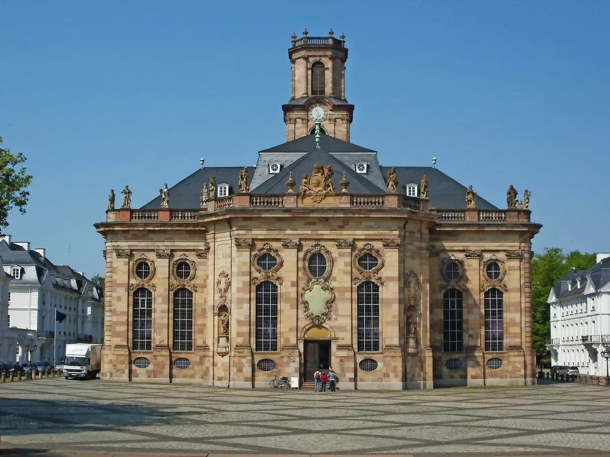 Ludwigskirche in Saarbrücken im Saarland
