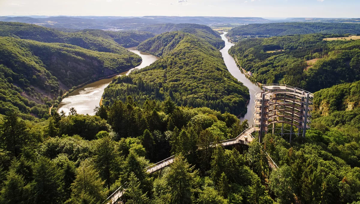 Saarschleife, Baumwipfelpfad - © vonwegener.de;Vertrag DZT